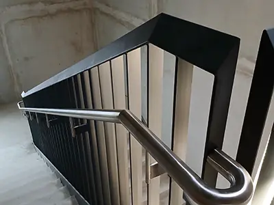 Abschlussbogen Edelstahlhandlauf