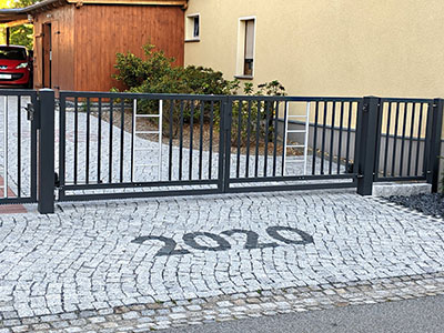 Toranlage für Grundstückseinfahrt