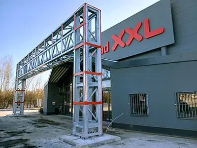 Unterkonstruktion Eingangsportal